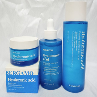 Bộ dưỡng da căng bóng láng mịn, cấp ẩm bergamo hyaluronic acid-hàn quốc