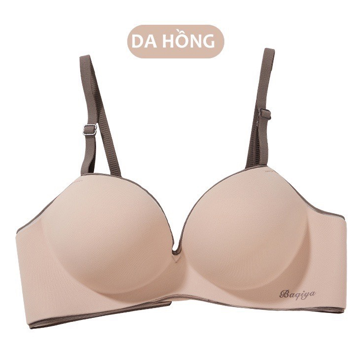 Áo ngực su không gọng nâng ngực,đệm đúc bàn tay siêu đẩy tạo khe tự nhiên.Áo lót su đúc không viền hàng chuẩn loại 1
