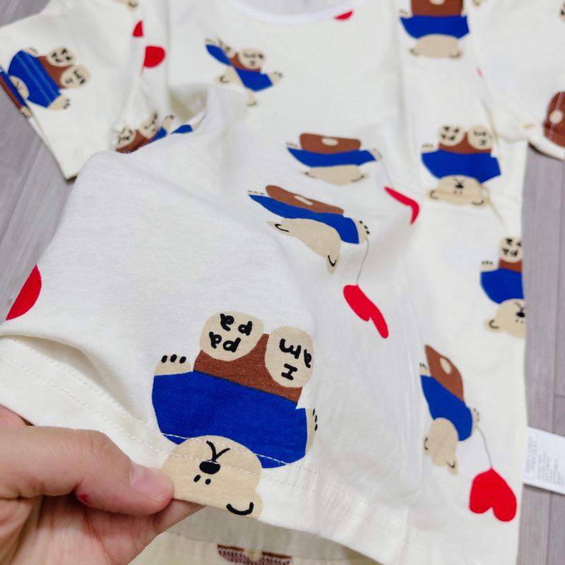 HQ- Bộ thun ngủ gấu size 90-140