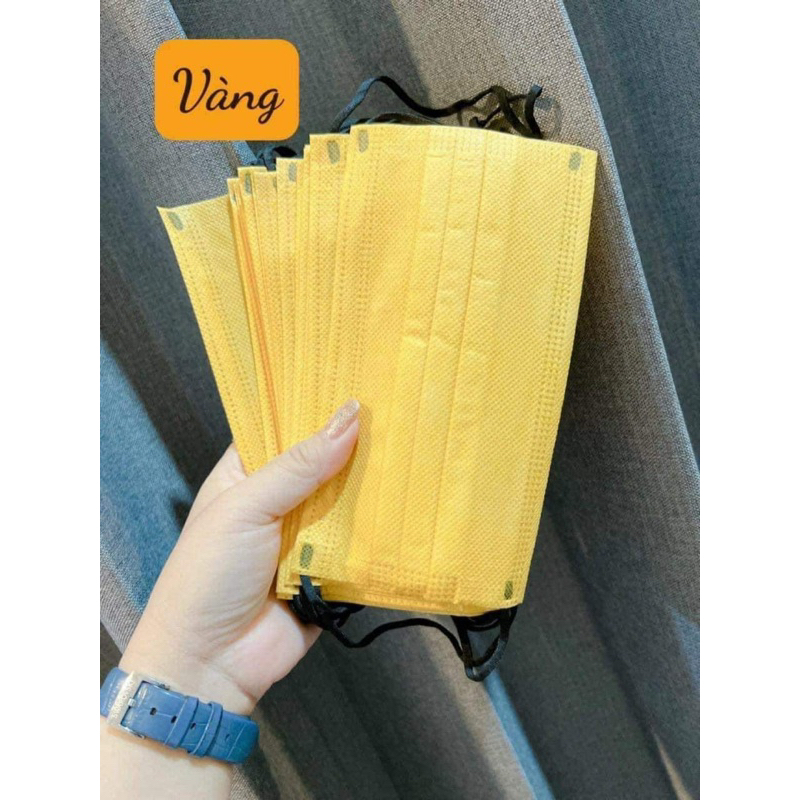 KHÔNG HỘP Khẩu trang Y Tế Thái 1 lớp hơn 30 màu hottrent