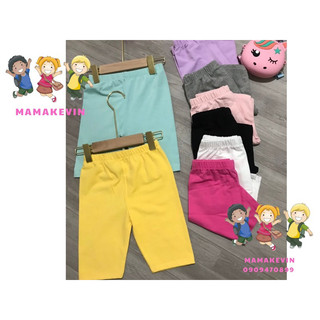 Quần Legging Cho Bé Gái Basic Dáng Lửng  Size 8-20Kg