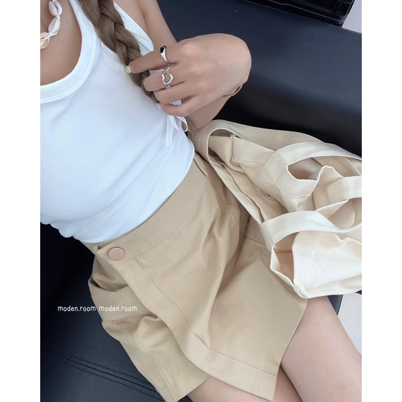 Chân váy đắp tà Suzy form ngắn 35cm