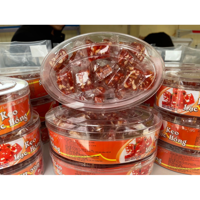 Kẹo Lạc Hồng đóng hộp 250gam