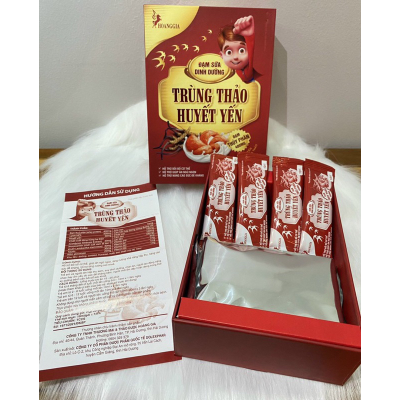 ✅ Trùng thảo huyết yến, giúp bé ăn ngon