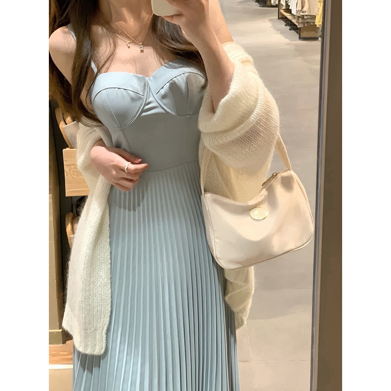 Đầm dây tiểu thư Xanh Pastel Jimin Dress by Jane