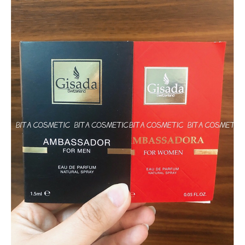Vial Nước Hoa Gisada Ambassador For Men, For Women EDP 1,5ml
