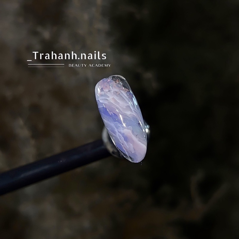 Màu nước vẽ vân đá hũ vuông dẹt