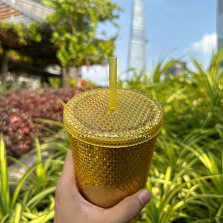 [Chính hãng] Ly Cold Cup Starbucks Studded Bling Gold 710ml