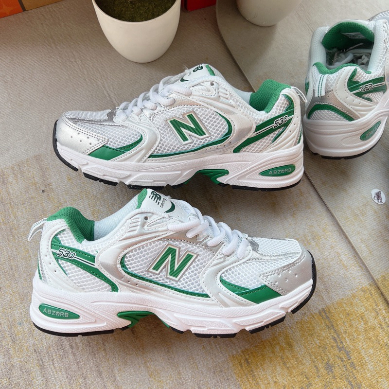 GIÀY THỂ THAO SIÊU TÔN DÁNG NB530 xám xanh lá
