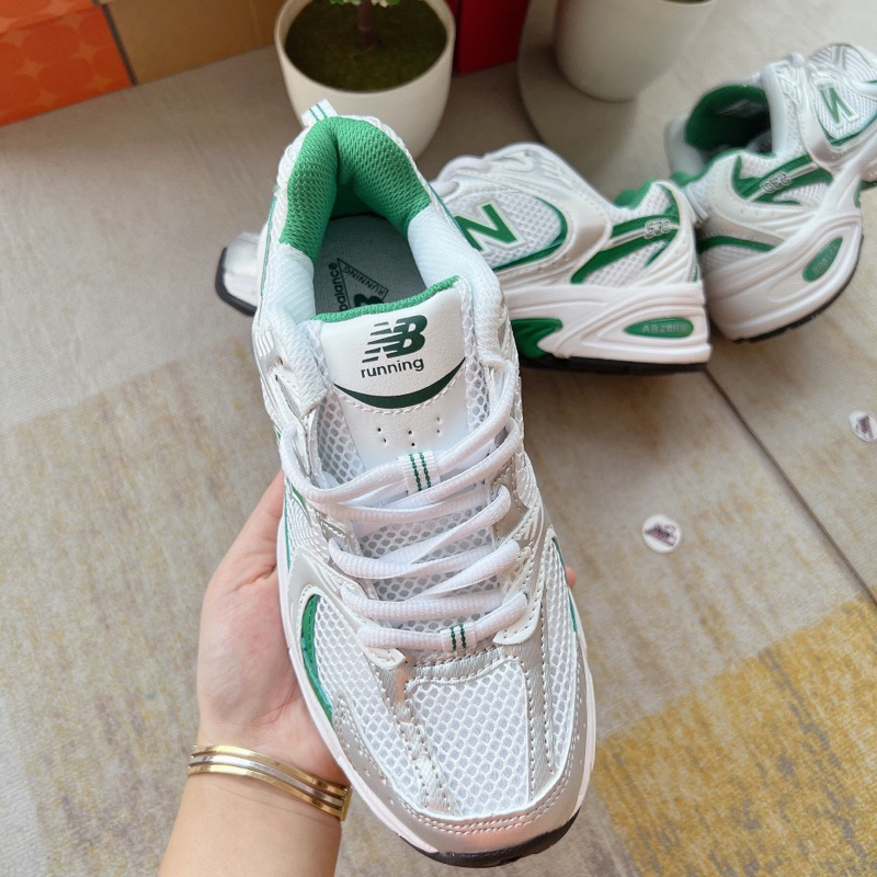 GIÀY THỂ THAO SIÊU TÔN DÁNG NB530 xám xanh lá