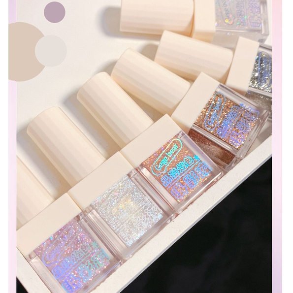 Nhũ Mắt Dạng Kim Tuyến Dùng Trang Điểm, Nhấn High Light, Bắt Sáng Hoặc Làm Nhũ Makup Mắt Thay Phấn Mắt GEGE BEAR