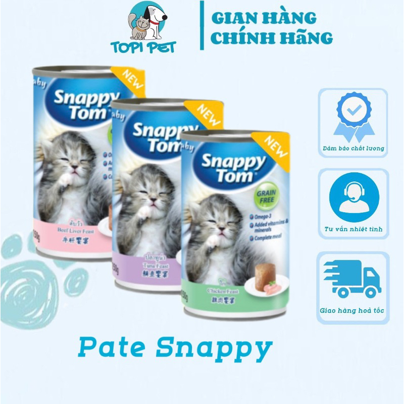 Pate Snappy cho Mèo con 150g