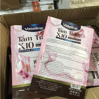 Tắm trắng vaseline 10x