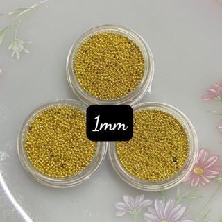 10gr bi vàng 1mm loại thường trang trí viền móng làm nhuỵ hoa bột nail