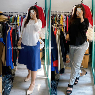 Áo somi trăng đen esprit bigsize xuất xịnminisize