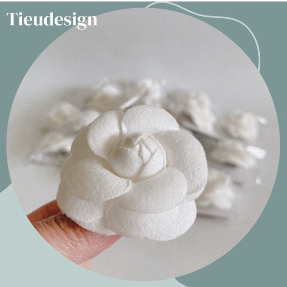 Tiểu Design hoa cài áo thủ công phom cao cấp