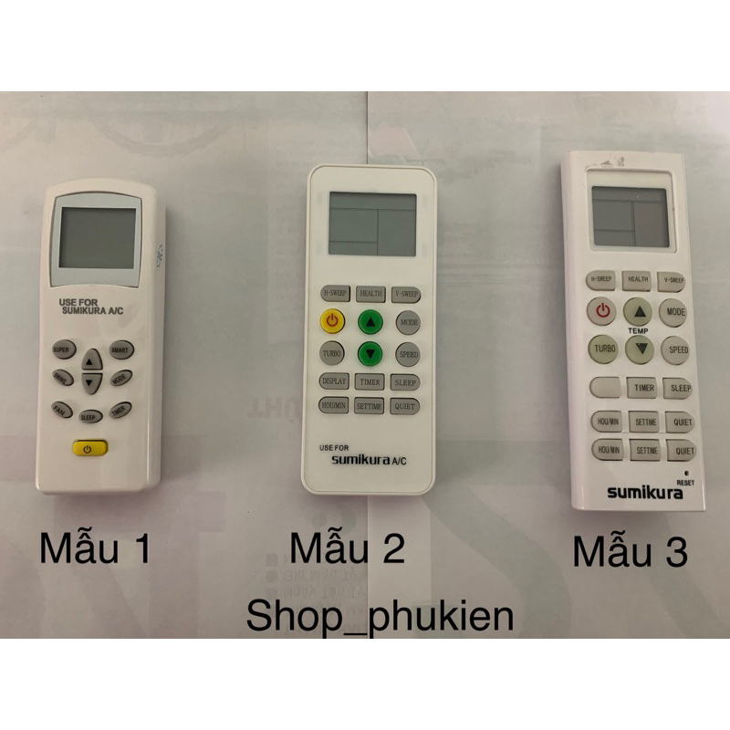 Remote máy lạnh Sumikura - Điều khiển điều hoà Sumikura