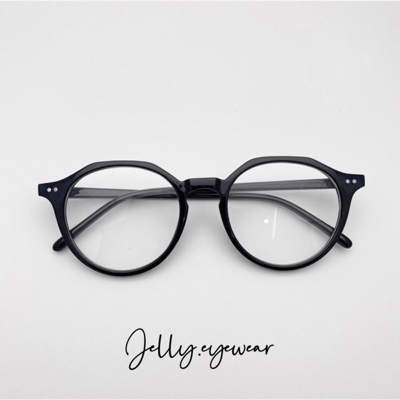 Kính giả cận đa giác gọng nhựa oversize style ulzzang