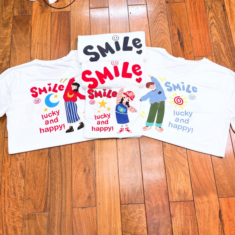 Áo Thun Gia Đình Cotton Co Giãn 4 Chiều Siêu Mát