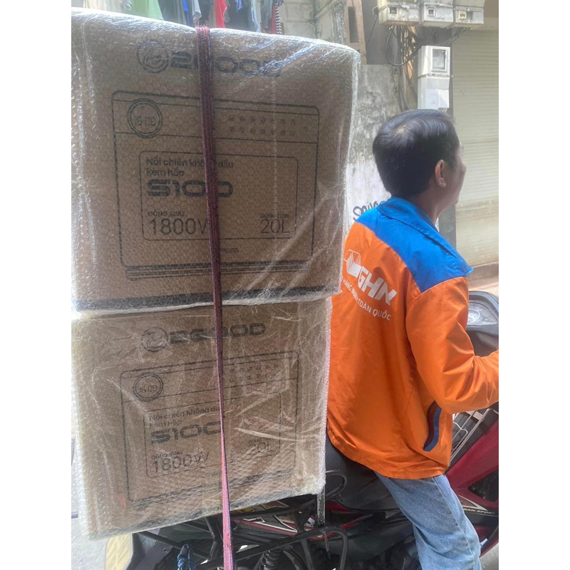 Nồi chiên không dầu kèm hấp 2GOOD S100 Inox dung tích 20 lít