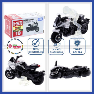 Xe mô hình tomica moto box suzuki katana. no.19. tỷ lệ 1:32.