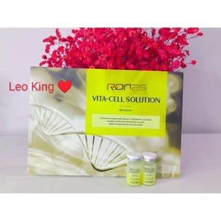 Hộp 10 lọ Tế bào gốc Vitamin Ronas Vàng Vita Cell