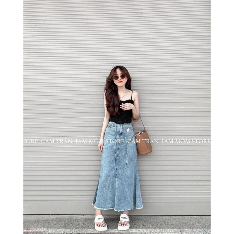 MÃ 9962 CHÂN VÁY TUA GẤU BUỘC DÂY