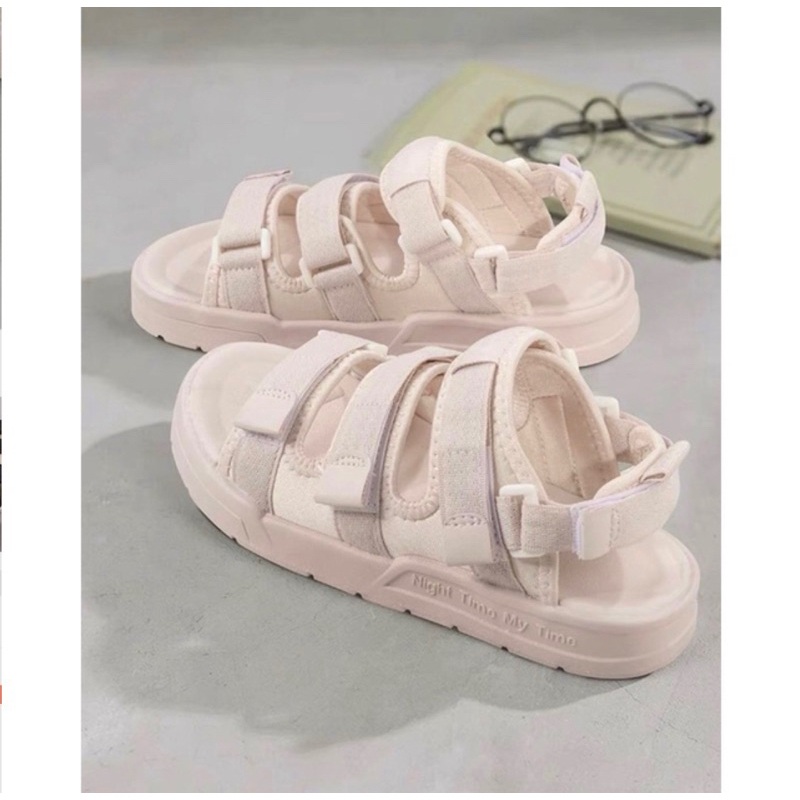 Sandal 3 quai trơn ulzzang