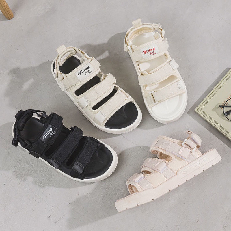 Sandal 3 quai trơn ulzzang