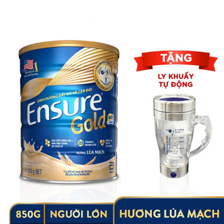 Sữa bột ensure gold hương lúa mạch hộp 850gr