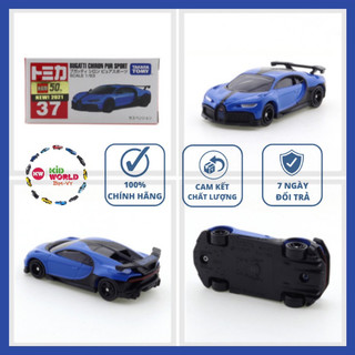 Xe mô hình tomica box bugatti chiron pur sport. no.37. tỷ lệ 1:63.