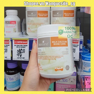 Canxi sữa hữu cơ (150v) Bioisland Milk Calcium Bone Care, Úc, từ 12 tuổi