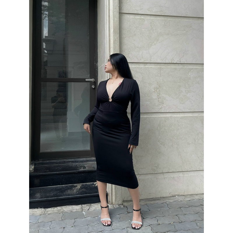 | Chang Tròn | Đầm Body Khoen Tròn Bigsize