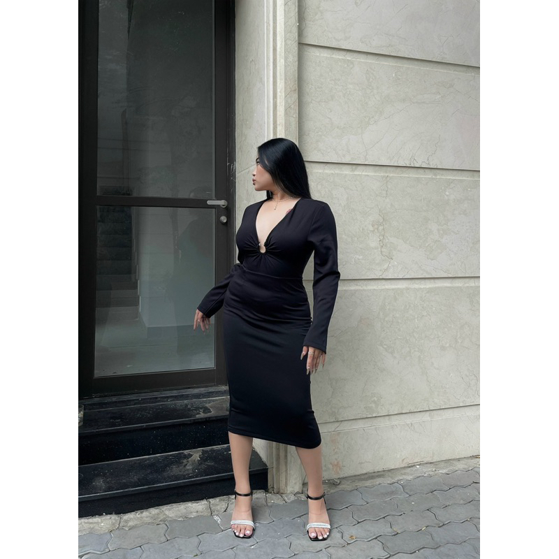 | Chang Tròn | Đầm Body Khoen Tròn Bigsize