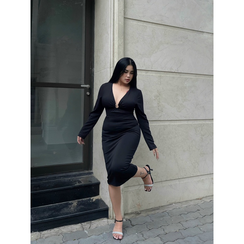 | Chang Tròn | Đầm Body Khoen Tròn Bigsize