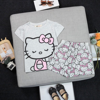 BỘ THUN COTTON  BÉ GÁI SIZE ĐẠI