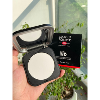 Phấn phủ nén không màu make up for ever ultra hd microfinishing pressed powwder 01 6.2g