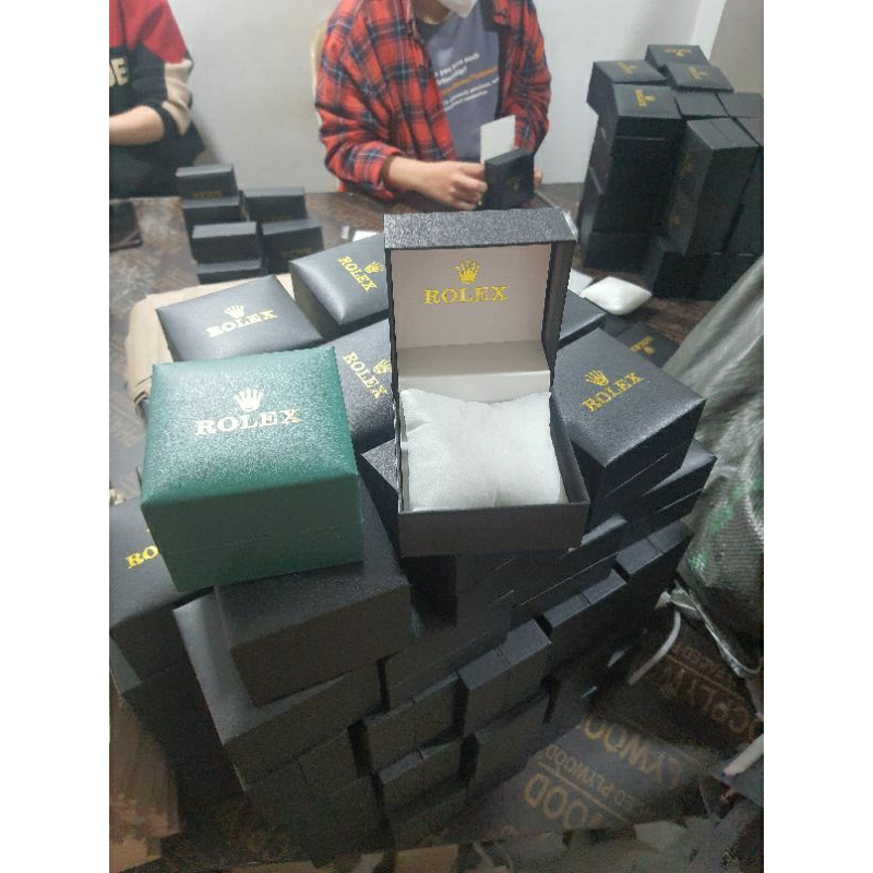 Hộp Đồng hồ Rolex Màu Xanh