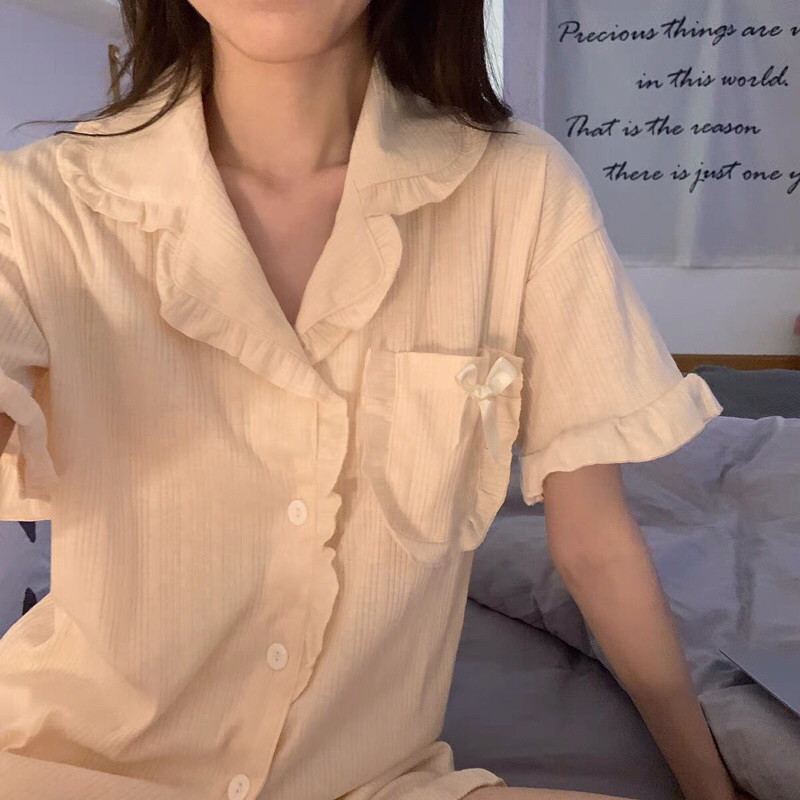 [Order] Bộ ngủ cộc tay A14