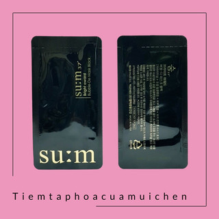 [Cam kết chính hãng] MẶT NẠ SỦI BỌT THẢI ĐỘC DA SUM37 BRIGHT AWARD BUBBLE-DE MASK BLACK
