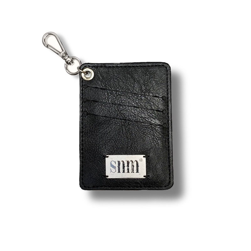 Ví đựng thẻ hoạ tiết thêu đính khuyên.