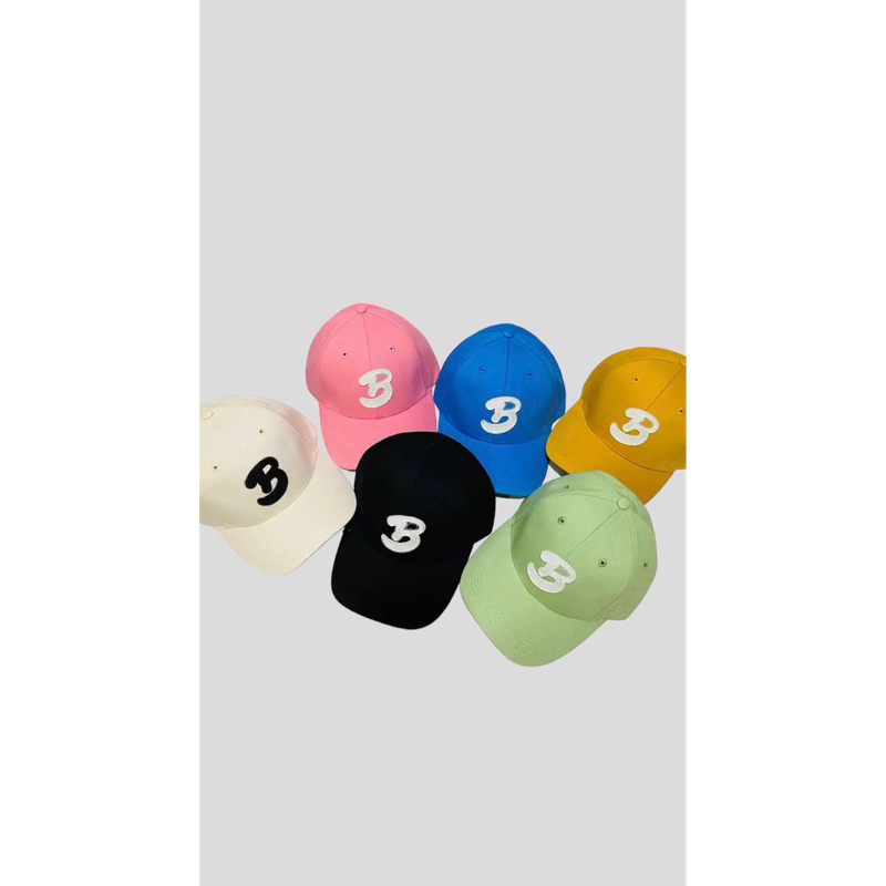 MŨ KẾT LƯỠI TRAI PHOM CỨNG THÊU LOGO CHỮ B nổi - Mũ kết thời trang nam nữ