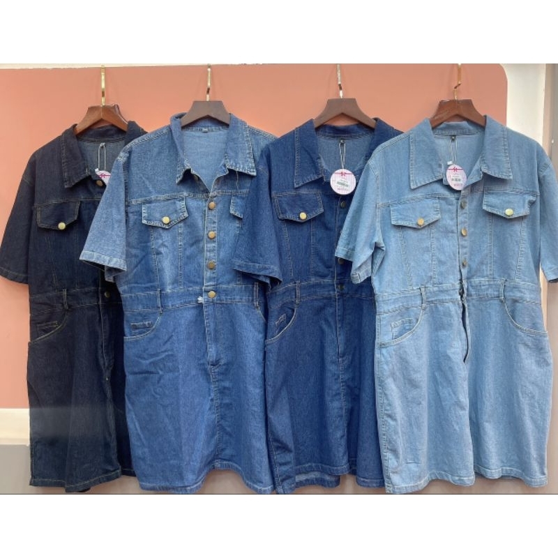 Đầm Jean Sơ Mi Big Size