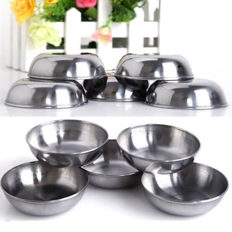 Chén inox làm bánh bèo inox 304 cao cấp hoặc dùng làm chén nước chắm