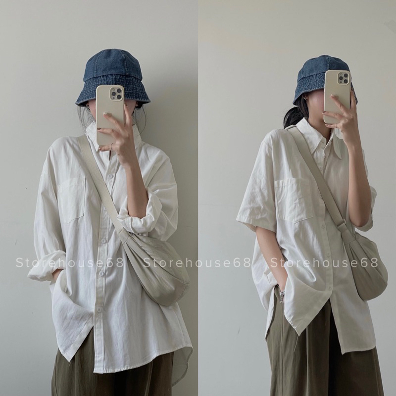 Sơ mi thô linen STH