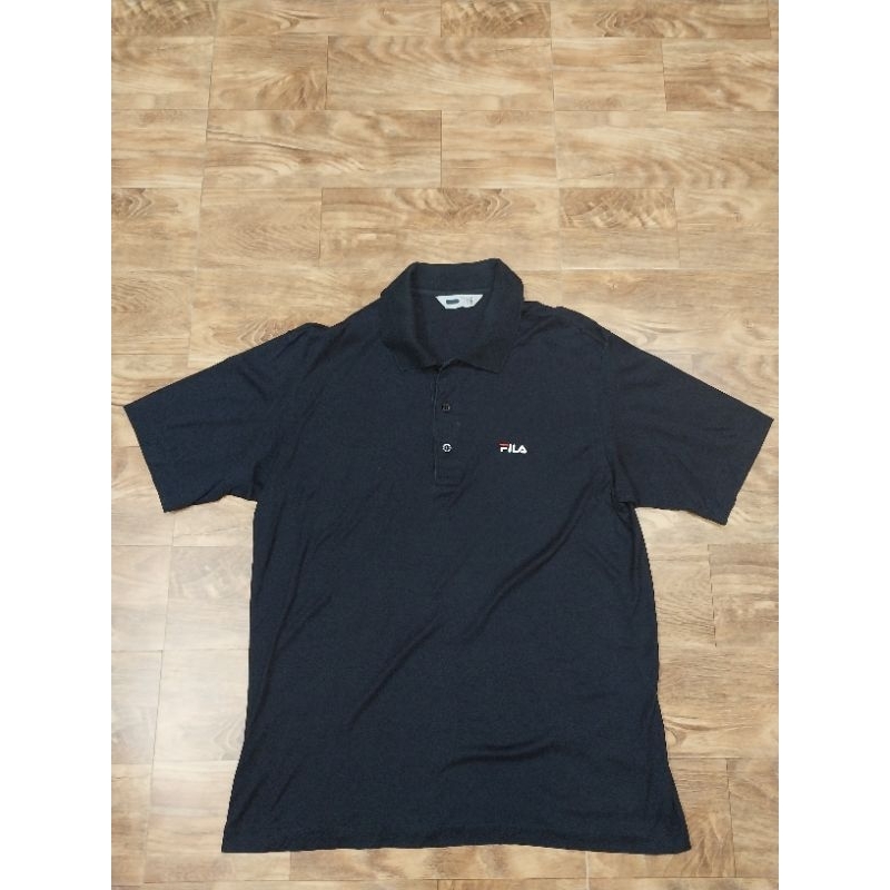 Áo polo Fila, size M, authentic, màu xanh đen