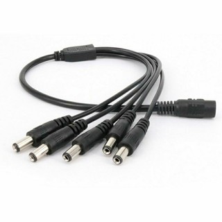 Dây chia nguồn dc 1 ra 5 , cáp chia nguồn 1-5 chân 5.5x2.1mm