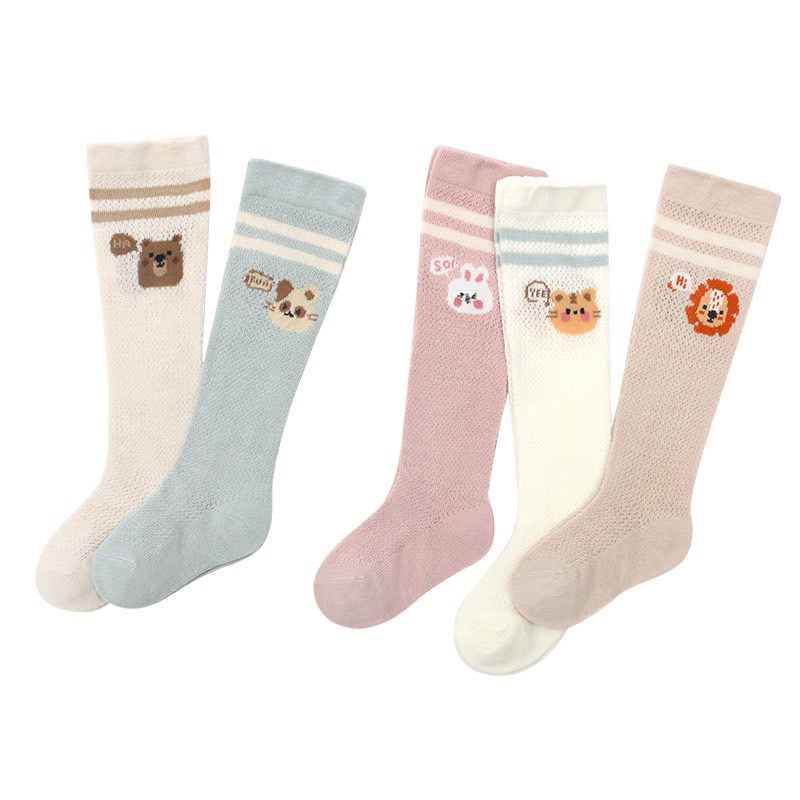 Tất lưới thông hơi dài siêu xinh cho bé 3m 6m 9m 12m