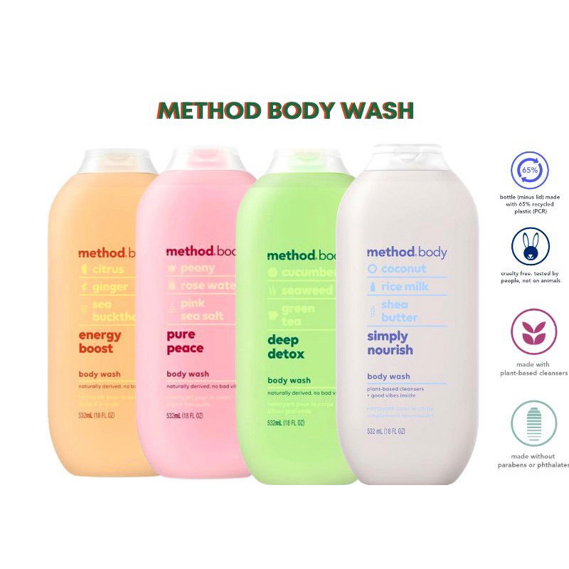 Sữa tắm Method Body 532ml