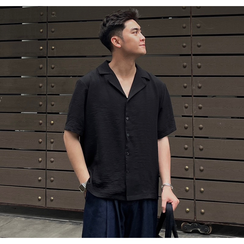 Áo sơ mi ngắn tay cuban Robus chất đủi nhăn Curban shirt
